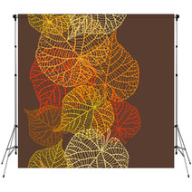 Seamless Vector Pattern With Stylized Autumn Leaves Backdrops 67588416