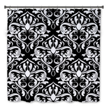 Seamless Wallpaper. Damask Pattern. Flower Background Bath Decor 65753671