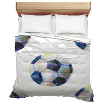 Seamless Watercolor Pattern With Ball Bedding 179552378