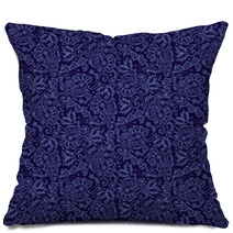 Seamless (you See 4 Tiles) Paisley Background Pillows 72049145