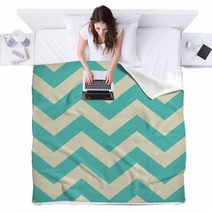 Seamless Zigzag (Chevron) Pattern Blankets 52570887