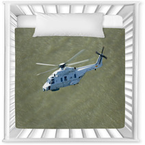 Search And Rescue Helicopter Over Water Nursery Decor 90896972