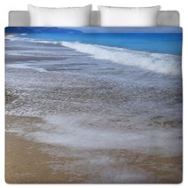 Seashore Waves On Sand Beautiful Background Bedding 68418101