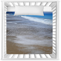 Seashore Waves On Sand Beautiful Background Nursery Decor 68418101