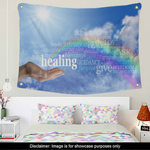 Sending Rainbow Healing Wall Art 75104181
