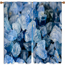 Set Of Blue Sapphires Window Curtains 66649266