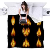 Set Of Flame Blankets 36842440