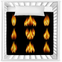 Set Of Flame Nursery Decor 36842440