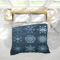 Set Of Paper Snowflakes Bedding 58418367