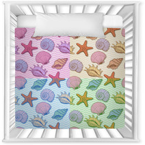 Set Of Sea Hand Drawn Seamless Pattern Nursery Decor 47480286
