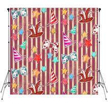 Set Of Symbols For The Holiday Background On The Circus Backdrops 66281028