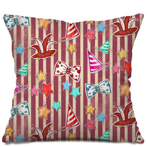 Set Of Symbols For The Holiday Background On The Circus Pillows 66281028