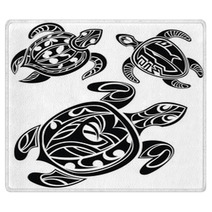 Set Of Tattoo Turtles Rugs 53622724