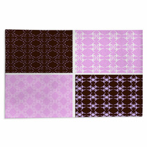 Set Of The 4 Seamless Patterns Rugs 40433625