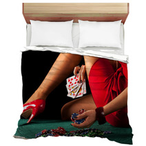 Sexy Gambling Woman Bedding 63753229