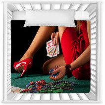 Sexy Gambling Woman Nursery Decor 63753229
