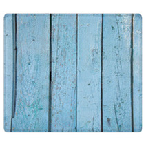 Shabby Blue Wood Background Rugs 53766249