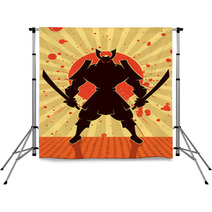 Shadow Samurai Backdrops 56462403