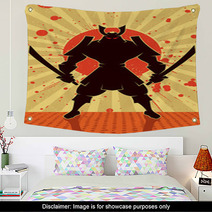 Shadow Samurai Wall Art 56462403