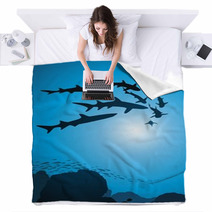 Sharks Blankets 44319805