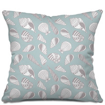 Shells Seamless Pattern Pillows 66334619