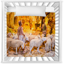 Shepherds With A Herd Of Sheep Nursery Decor 55725541