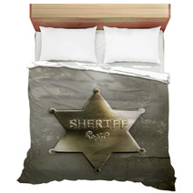 Sheriff Star, Old Style Vector Bedding 60488628