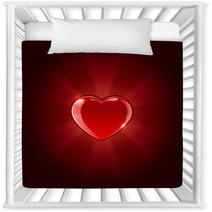 Shiny Heart Nursery Decor 60511999