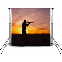Shooting At Sunset Backdrops 59863758