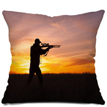 Shooting At Sunset Pillows 59863758