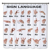 Sign Language Bath Decor 2036141