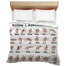 Sign Language Bedding 2036141
