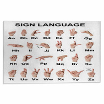 Sign Language Rugs 2036141