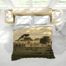 Silhouette Di Giraffe Bedding 64472028