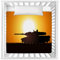 Silhouette Illustration Of A Heavy Artillery Nursery Decor 43749396