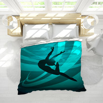 Silhouettes Gymnastics Bedding 40350278