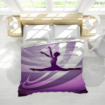 Silhouettes Gymnastics Bedding 40350543