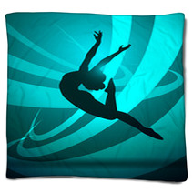 Silhouettes Gymnastics Blankets 40350278