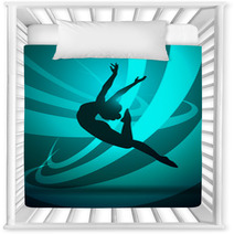 Silhouettes Gymnastics Nursery Decor 40350278