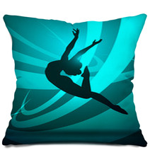 Silhouettes Gymnastics Pillows 40350278
