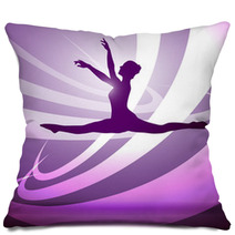Silhouettes Gymnastics Pillows 40350543