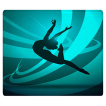 Silhouettes Gymnastics Rugs 40350278