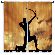 Silhouettes Of Archer Window Curtains 64842797