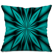 Silk Flower - Sapphire Pillows 891637