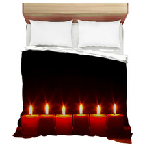 Six Square Candles Burning Bright Bedding 47241939