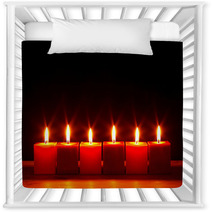 Six Square Candles Burning Bright Nursery Decor 47241939
