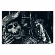 Skeleton Pirates Portrait Rugs 52393846