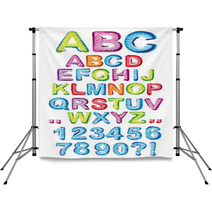 Sketch Alphabet Backdrops 42327391