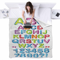 Sketch Alphabet Blankets 42327391