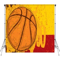 Sketchy Basketball Background Backdrops 77975961